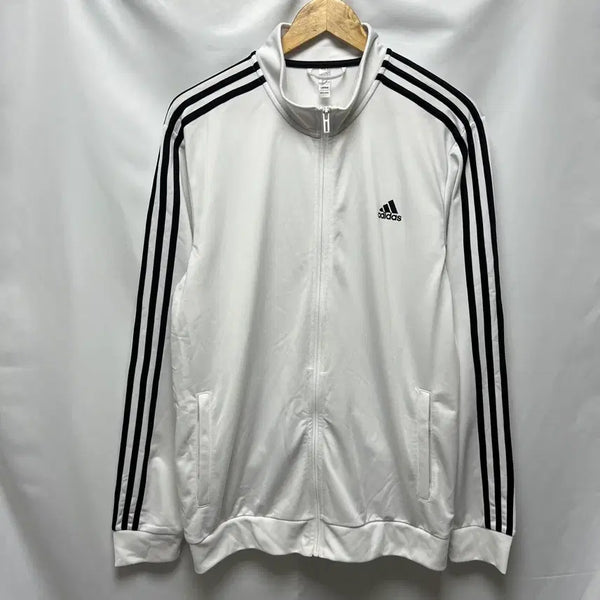 [BUNJANG] Adidas Trefoil White Track Top Jersey (Europa) / [정품/2XL] 아디다스 삼선 화이트 트랙탑 져지 (유로파)