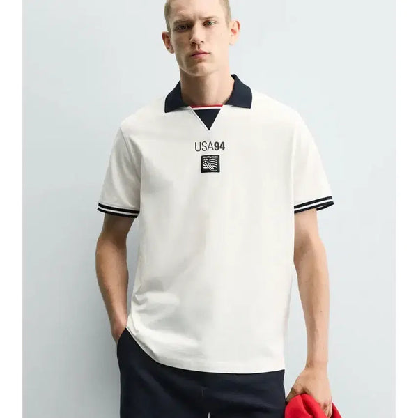 [BUNJANG] Zara USA 94 FIFA World Cup Classics Relaxed Fit Polo Shirt / Zara USA 94 FIFA WORLD CUP FIFA CLASSIC