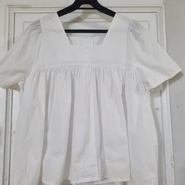 [BUNJANG] Women's Summer Cotton Blouse - Cool & Comfortable Fit / 여름 시원한 귀여운 핏이이쁜 바스락 면  블라우스