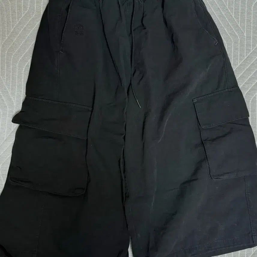 [BUNJANG] Polylater Human Index 1/2 Cargo Pants Black Size 2 / 폴리테루 휴먼인덱스 인덱스 1/2 카고 팬츠 블랙 2사이즈