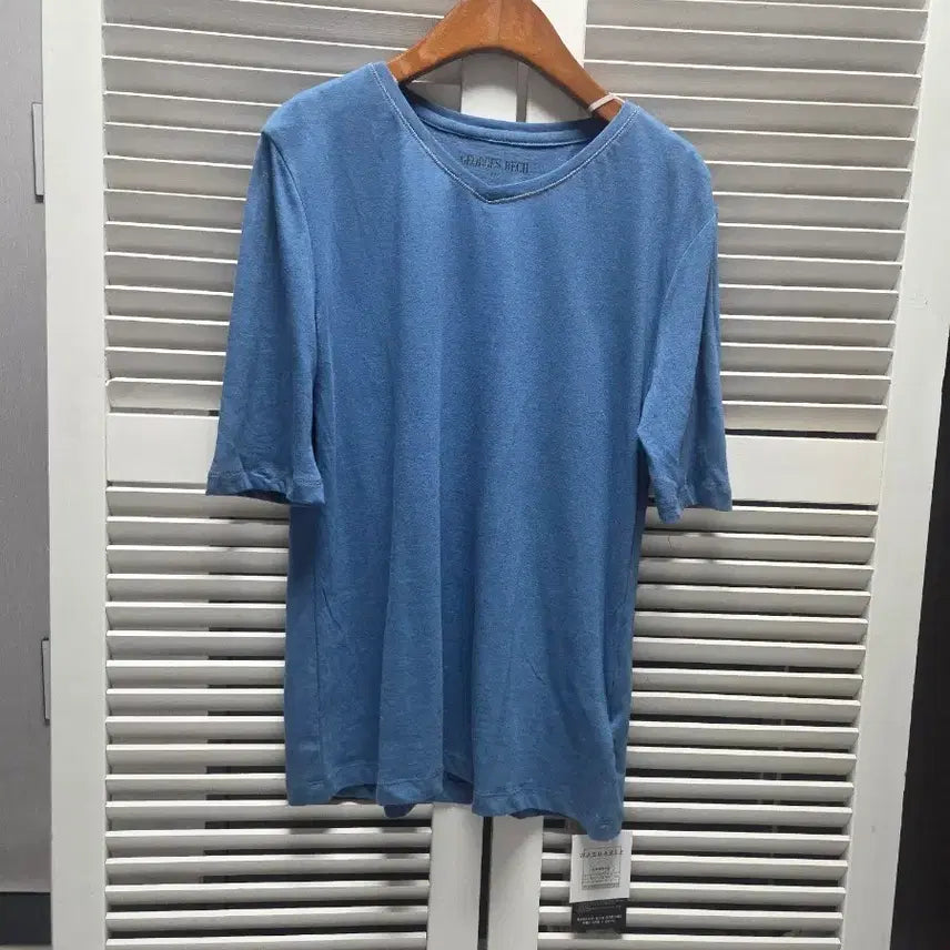 [BUNJANG] Georges Rech V-Neck Mohair Blend T-Shirt / 조르쥬레쉬  브이넥 마혼방 티셔츠 택채새상품