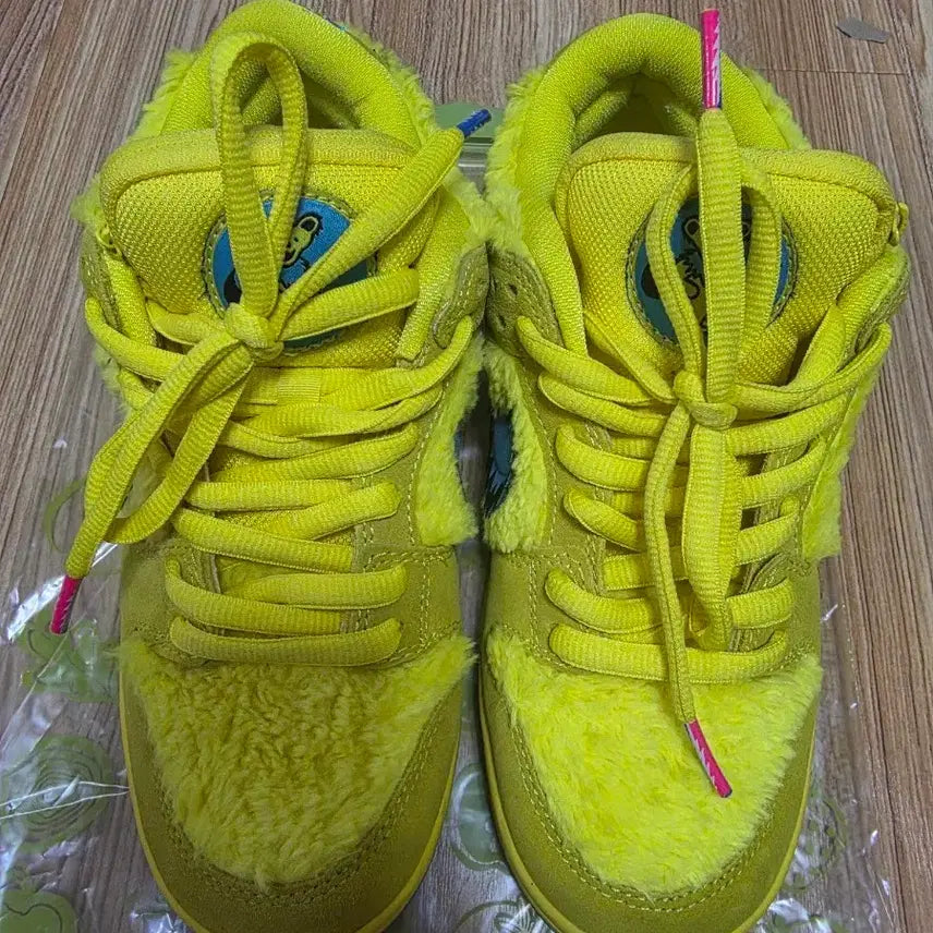 [BUNJANG] Nike x Grateful Dead SB Dunk Low Yellow Bear / (255)나이키 x 그레이트풀 데드 SB 덩크 로우 옐로우 베어