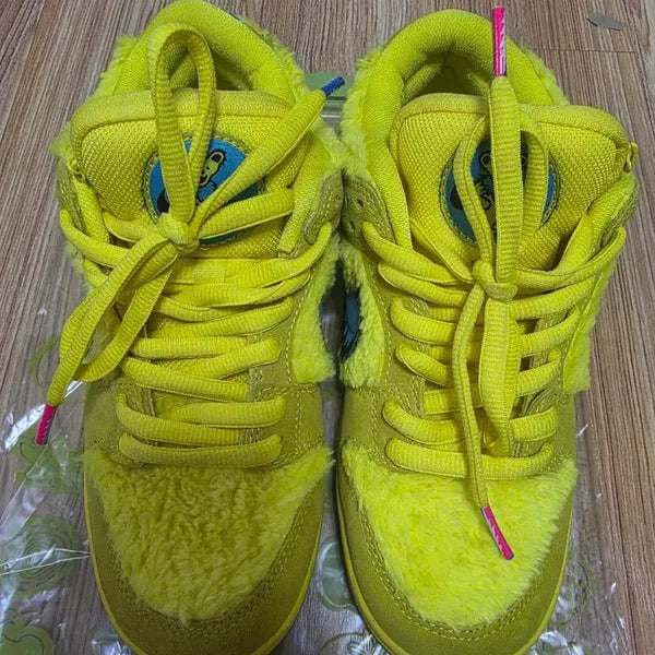 [BUNJANG] Nike x Grateful Dead SB Dunk Low Yellow Bear / (255)나이키 x 그레이트풀 데드 SB 덩크 로우 옐로우 베어