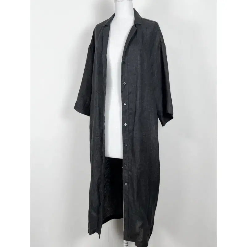 [BUNJANG] Blossom H Company Linen Long Jacket Cardigan / 블러썸 에이치 컴퍼니/린넨 롱 자켓 가디건/라덴