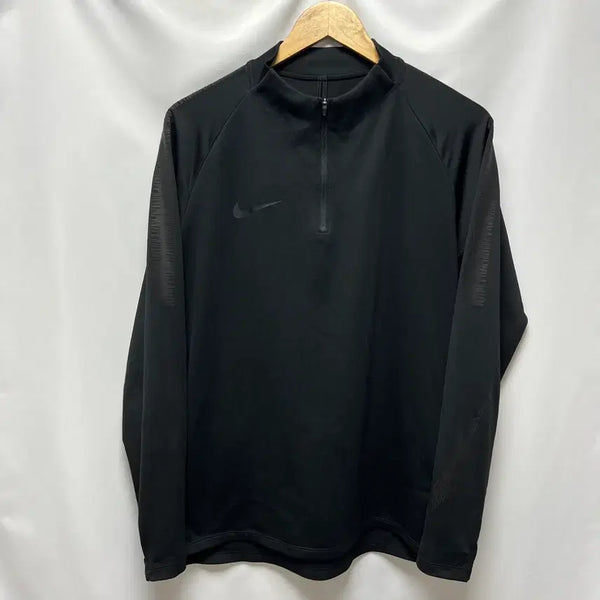 [BUNJANG] Nike Swoosh Dri-FIT Sideline Half-Zip Drill Top XL / [정품/XL] 나이키 스우시 드라이핏 사이드라인 블랙 반집업 드릴탑