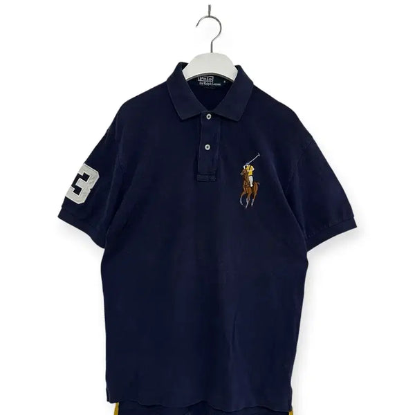 [BUNJANG] Polo Ralph Lauren Big Pony Navy Polo Shirt / 폴로 랄프로렌 빅포니 네이비 카라티