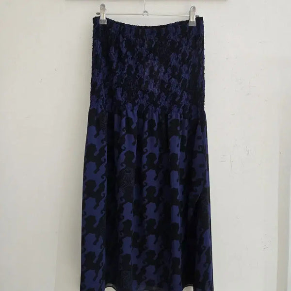 [BUNJANG] Issey Miyake Pleats Please Skirt Black & Purple Size 2 / 이세이 미야케 스커트