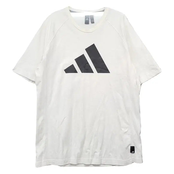 [BUNJANG] Adidas Printing White T-Shirt 2XL / 아디다스 프린팅 화이트 반팔티 2XL