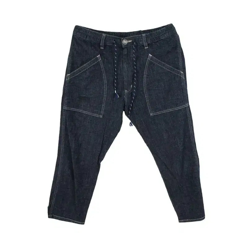 [BUNJANG] MEN Cotton 7/10 Length Denim Pants / 리 (MEN - L) 코튼 7부 데님 팬츠