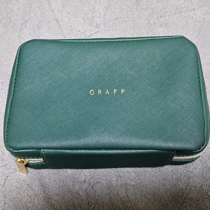 [BUNJANG] Korean Air Graf Pouch Green / 대한항공 그라프 파우치 그린