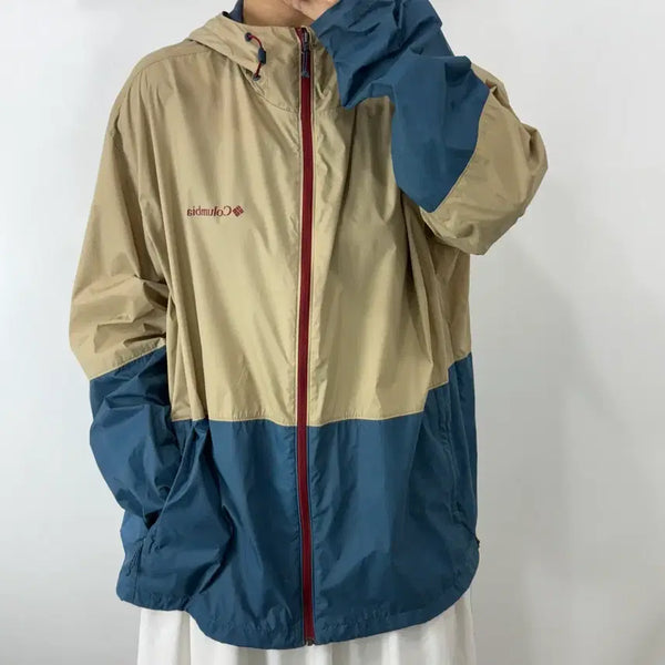 [BUNJANG] Columbia Colorblock Windbreaker Jacket / [XXL] 컬럼비아 배색 바람막이