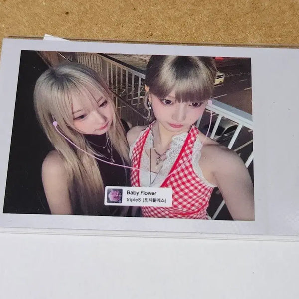 [BUNJANG] TripleS Hayeon Yeonji Baby Flower Studio Photocard / 트리플에스 공방 유닛포카 하연 연지