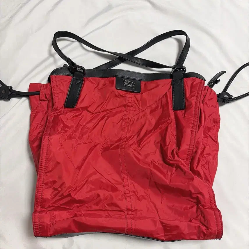 [BUNJANG] Burberry String Shoulder Bag Red / 버버리 스트링 숄더백 레드