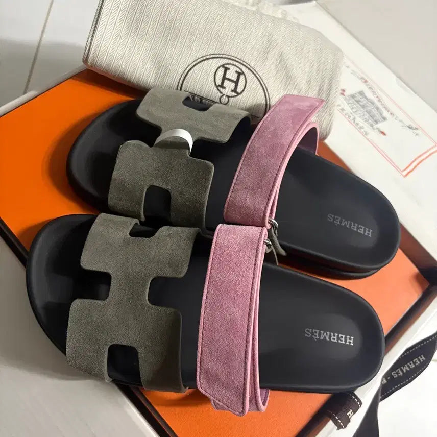 [BUNJANG] Hermès Cyprès Flat Sandals / 에르메스 샌들 시프레 슬리퍼