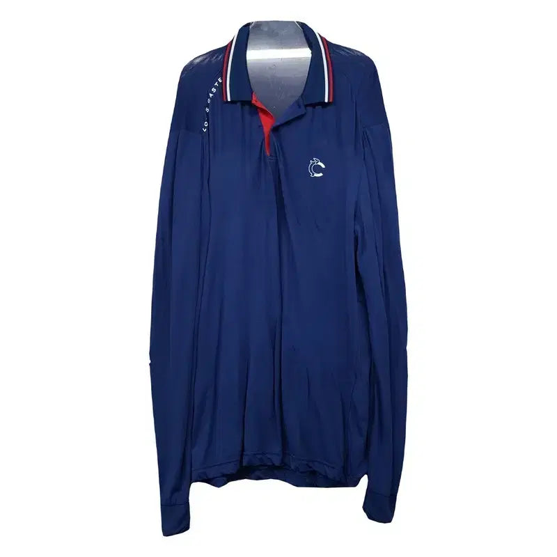 [BUNJANG] Louis Castel Navy Golf Long Sleeve Polo Shirt 100 / 루이까스텔 네이비 골프 긴팔 카라티 100