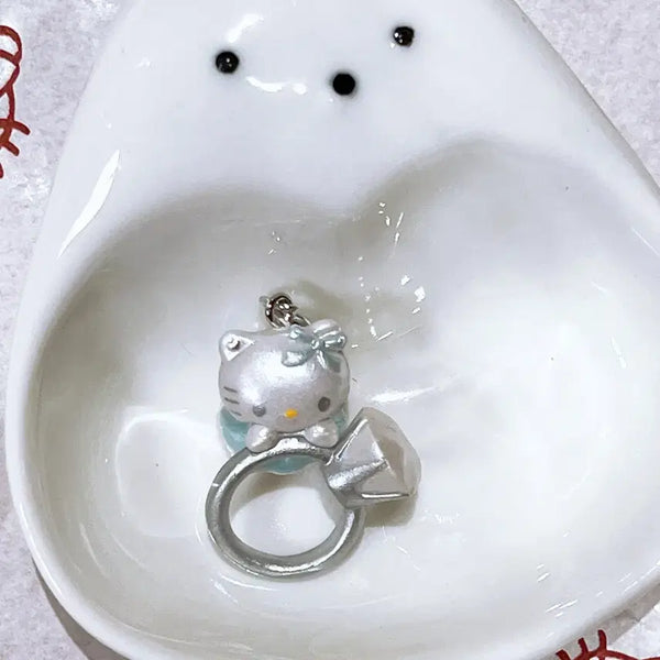 [BUNJANG] Hello Kitty "Proposal" Figure Keychain / 키티 프로포즈 피규어 키링