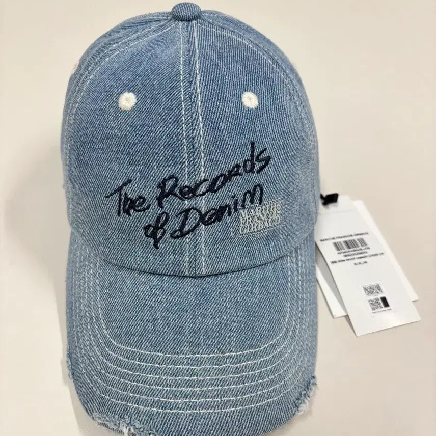[BUNJANG] Marithe Francois Girbaud Light Wash Denim Ball Cap / 마리떼프랑소와저버 연청데님 볼캡