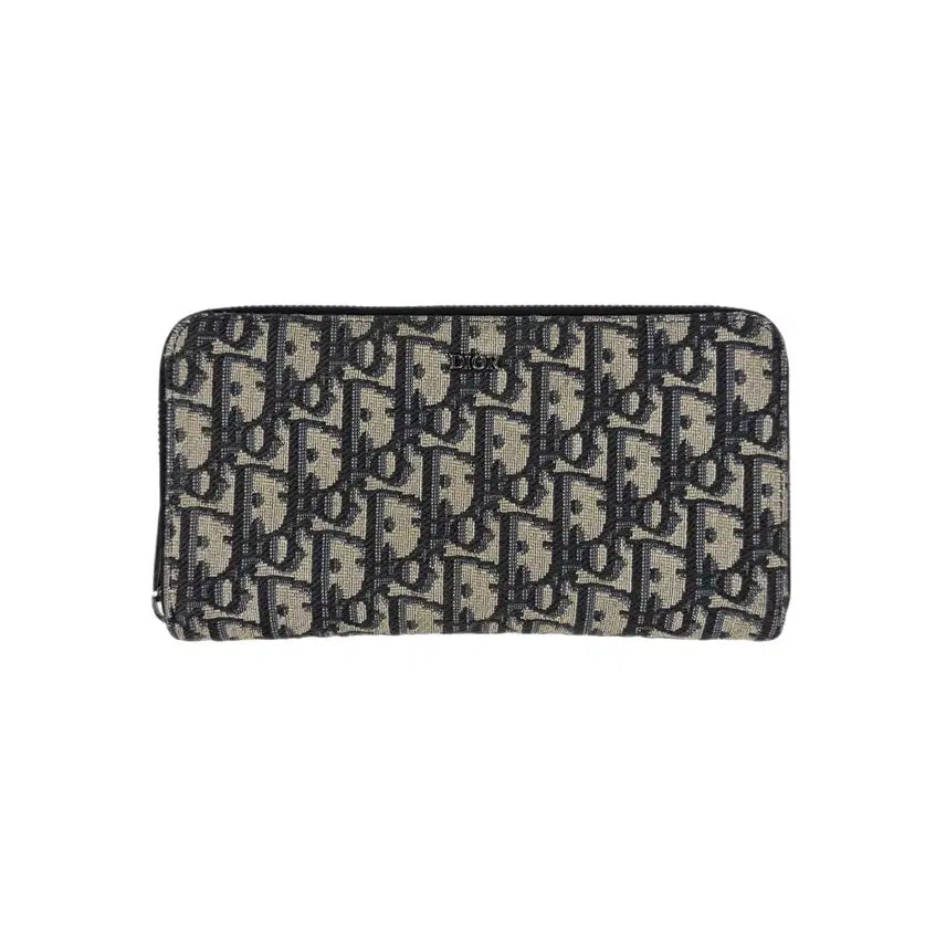 [BUNJANG] Dior Oblique Zipped Long Wallet / [정품] 디올 오블리크 지퍼 장지갑