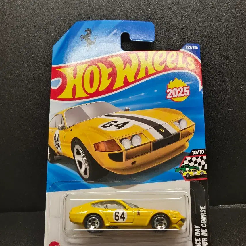 [BUNJANG] Hot Wheels Ferrari 365 GTB/4 Yellow Race Day Edition / 핫휠 페라리 365 GTB4 옐로우 레이스 데이 에디션