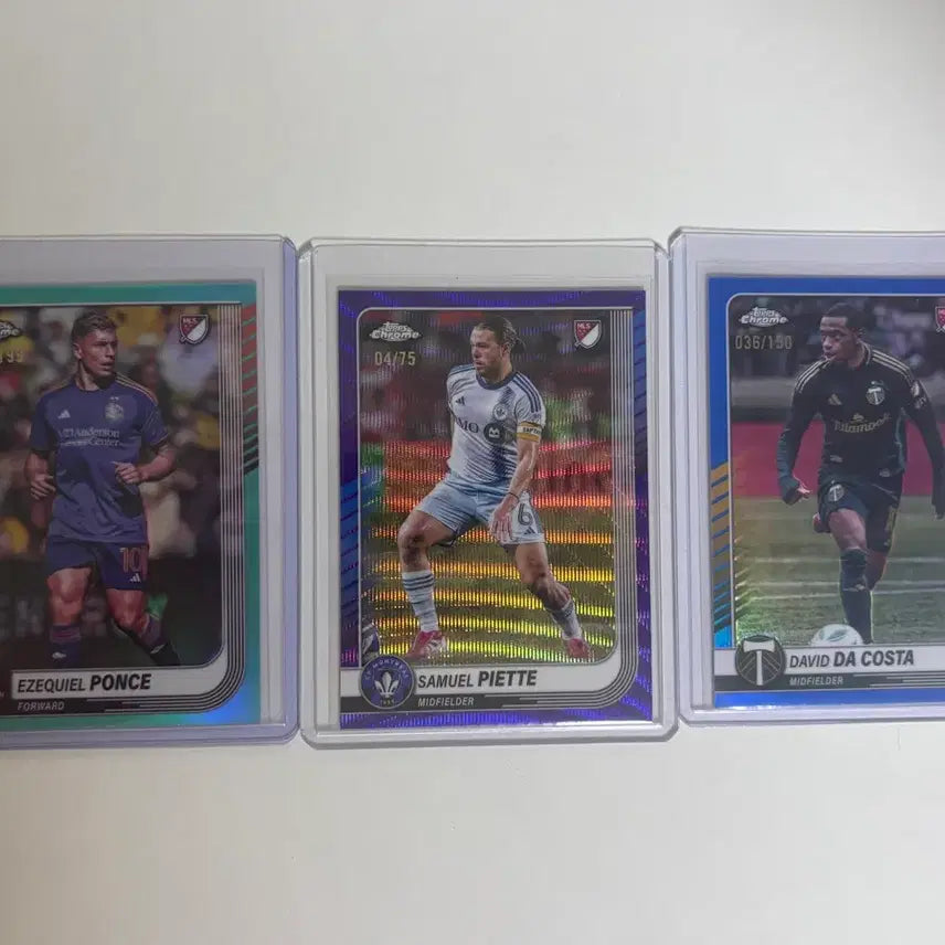 [BUNJANG] MLS USA Soccer League Limited Edition Cards (3 Card Lot) / mls 미국 축구리그 한정카드 3장 랏