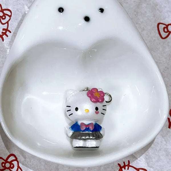 [BUNJANG] School Uniform Kitty Figure Keychain / 교복 키티 피규어 키링