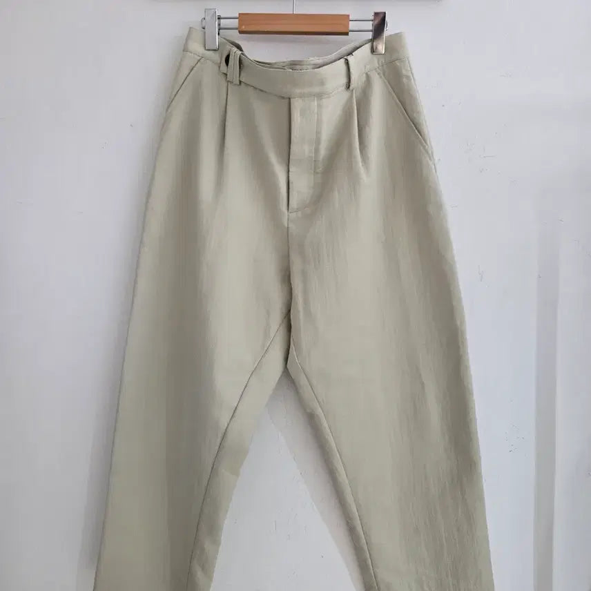 [BUNJANG] Studio Nicholson Cotton Blend Pants Beige L / 스튜디오 니콜슨 팬츠