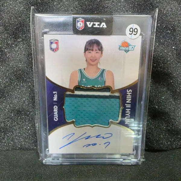 [BUNJANG] Shin Ji Hyun 5th Limited Patch Auto Card / 신지현 선수 5한정 패치 오토