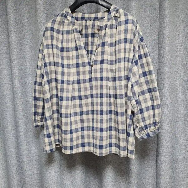 [BUNJANG] Double C Relaxed Fit Volume Puff Blouse (Size F) / double c 더블씨 여유핏 볼륨 퍼프 밴딩 블라우스 F s~m