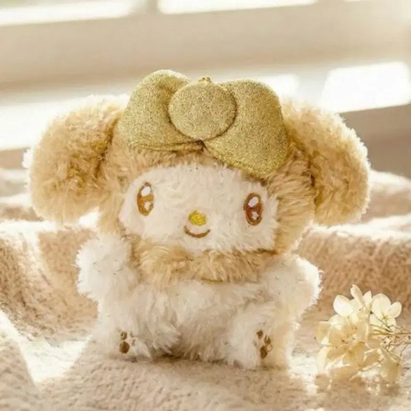 [BUNJANG] Sanrio My Melody Sparkling Gold Doll Charm / 새상품 산리오 마이멜로디 반짝 골드 인형 키링