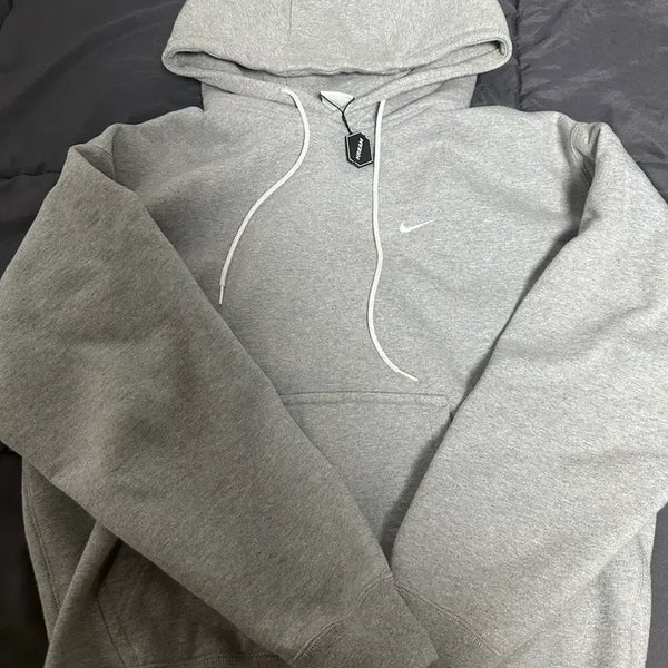 [BUNJANG] Nike NRG Swoosh Hoodie Grey/Purple/Lavender L / 나이키 / 새상품 NRG 스우시 후드 그레이,보라,라벤더 / L