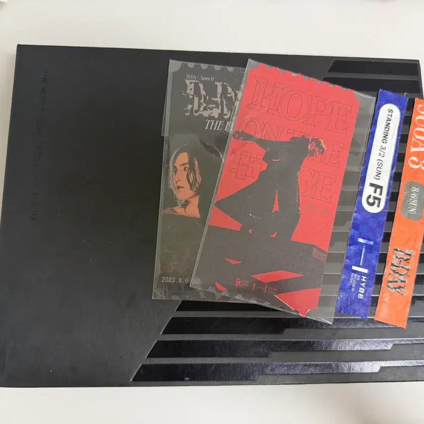 [BUNJANG] BTS Suga J-Hope Concert Ticket Binder Set / 방탄소년단 방탄 bts 티켓 티켓바인더 바인더 슈가 제이홉 콘서트 양도