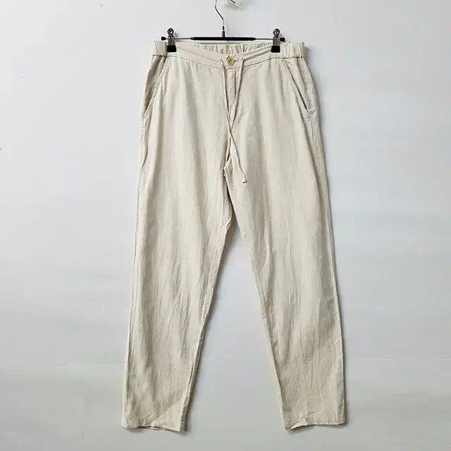 [BUNJANG] Uniqlo Linen Blend Banding Pants / 유니클로 린넨 밴딩 팬츠
