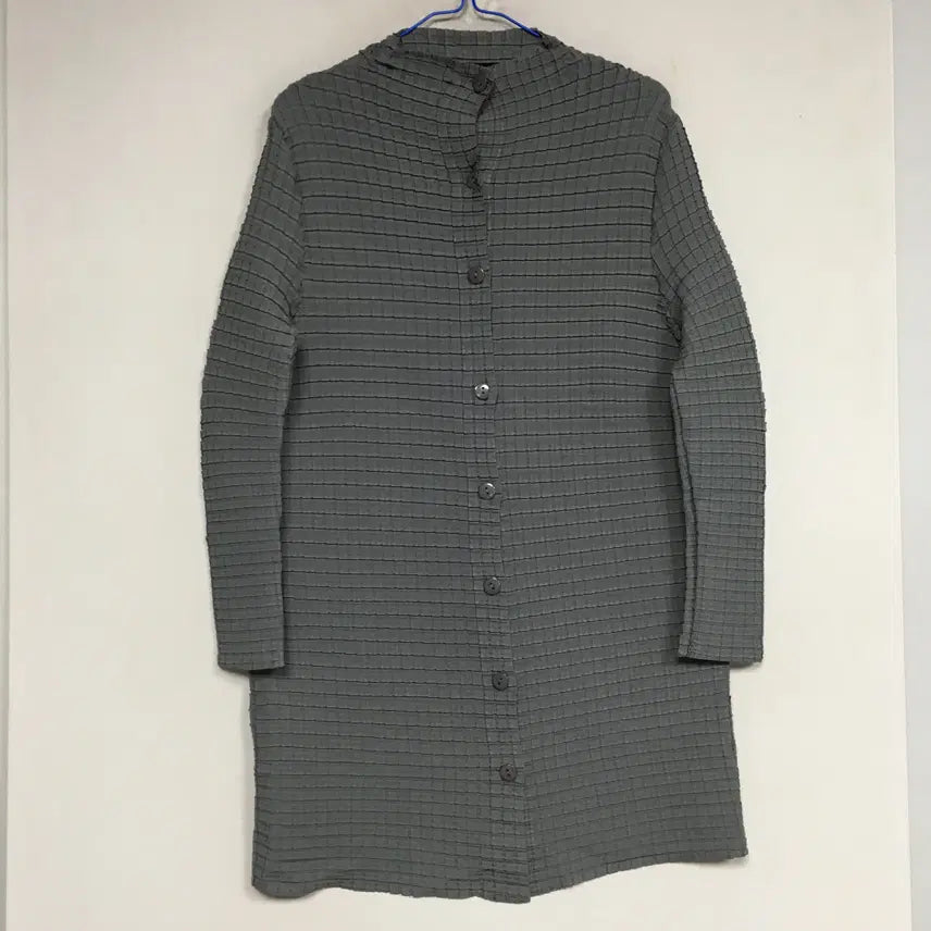 [BUNJANG] Pleats Please Long Cardigan / 플리츠미 지지미 롱 가디건 F