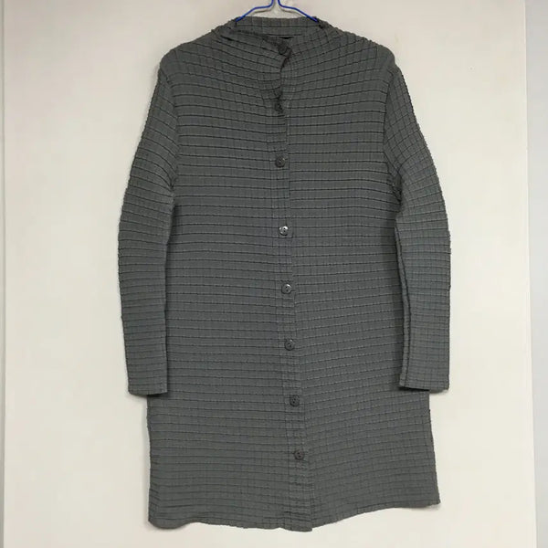 [BUNJANG] Pleats Please Long Cardigan / 플리츠미 지지미 롱 가디건 F