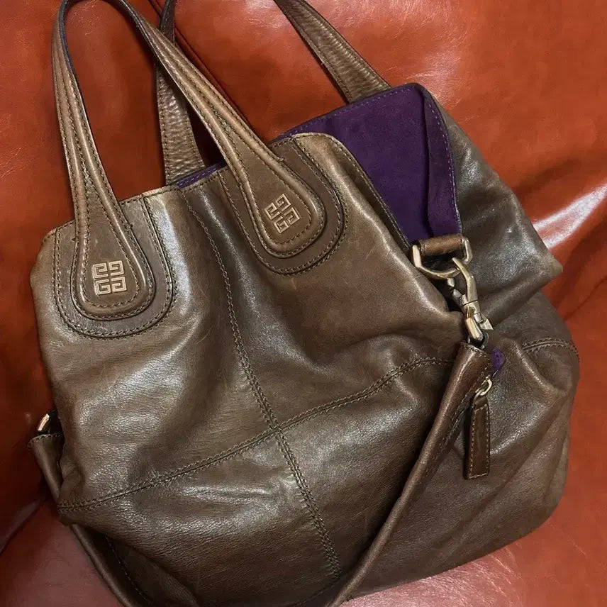 [BUNJANG] Givenchy Nightingale Brown Tote Bag / 지방시 나이팅게일 브라운 토트백