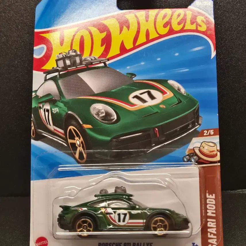[BUNJANG] Hot Wheels Porsche 911 Dakar Rally Green Diecast Model / 핫휠 포르쉐 911 다카르 랠리 초록 다이캐스트 미니지티