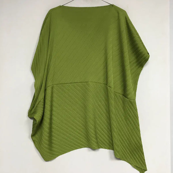 [BUNJANG] Pleats Me Asymmetric Pleats Blouse / 플리츠미 언발 플리츠 블라우스 F