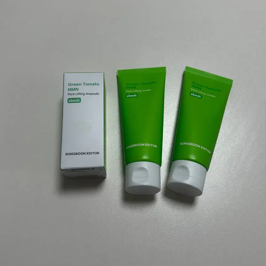 [BUNJANG] Ingredient Editor Green Tomato NMN Pore Lifting Ampoule Cream / (새상품) 성분에디터 그린토마토 엔엠엔 포어 리프팅 앰플 크림