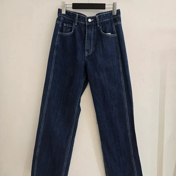 [BUNJANG] Facade Pattern Denim Pants Size S / 파사드패턴 데님 팬츠