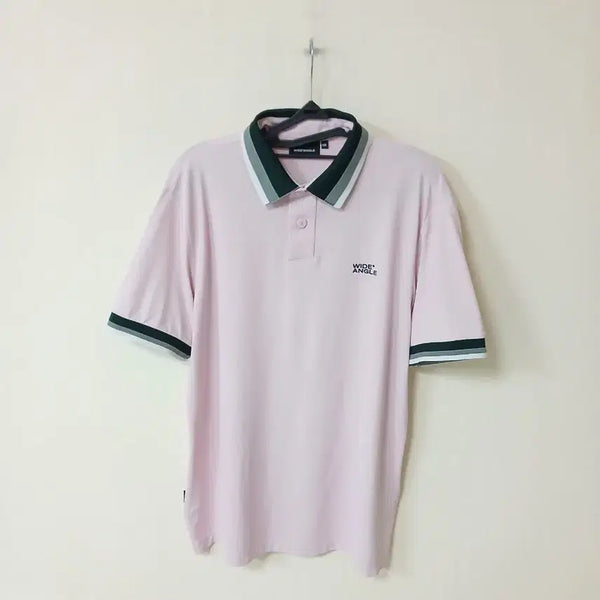 [BUNJANG] W.Angle Golf Men's Short Sleeve T-Shirt / (와이드앵글골프)남자반팔티(세탁완료)