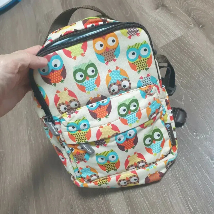 [BUNJANG] Kinderspel Owl Pattern Backpack / 킨더스펠 백팩가방