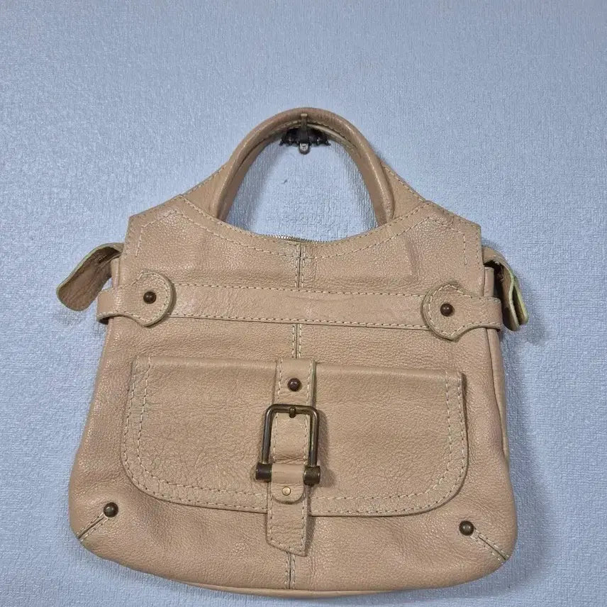 [BUNJANG] Misha Leather Tote Bag with Mirror / 미샤 거울내장 토드백