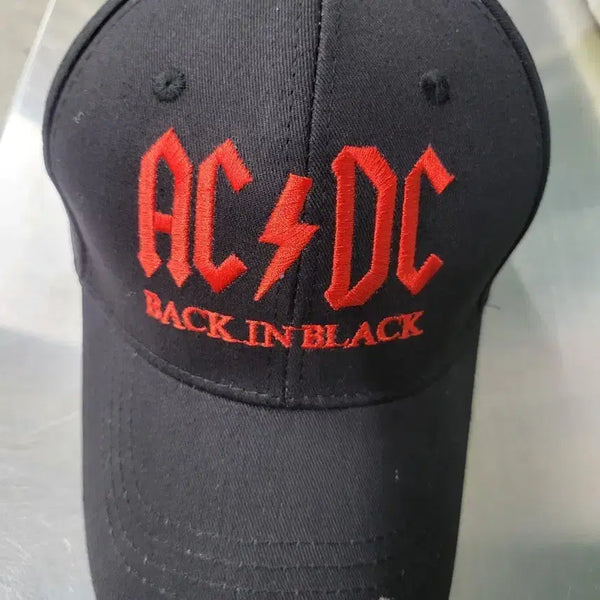 [BUNJANG] AC/DC Black & White Logo Ball Cap / AC/DC 백인블랙 볼캡