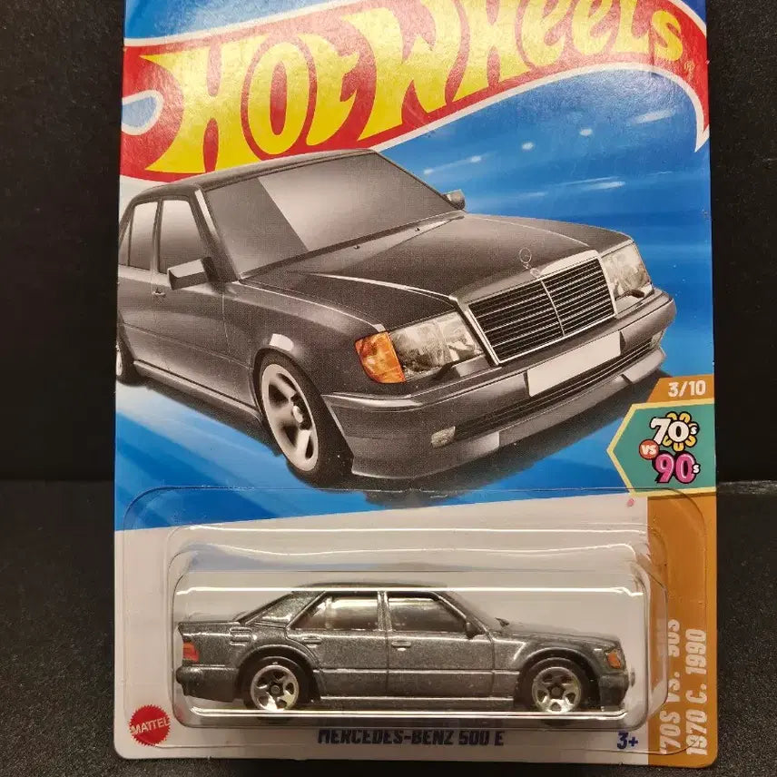 [BUNJANG] Hot Wheels Mercedes-Benz 500E Grey Diecast Car / 핫휠 메르세데스-벤츠 500E 회색 다이캐스트 미니지티