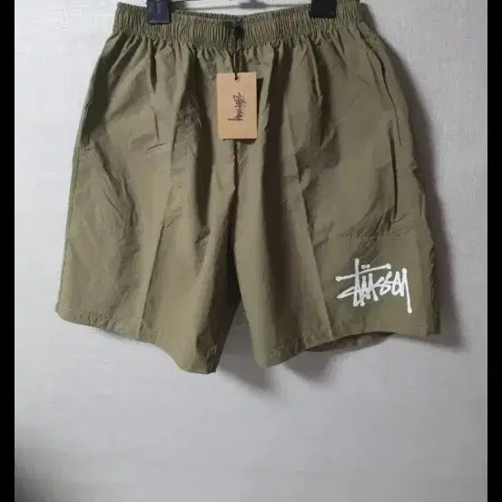 [BUNJANG] Stüssy Water Shorts Khaki XL New / 스투시 쇼츠 바스락 워터 반바지 카키색 XL 새상품