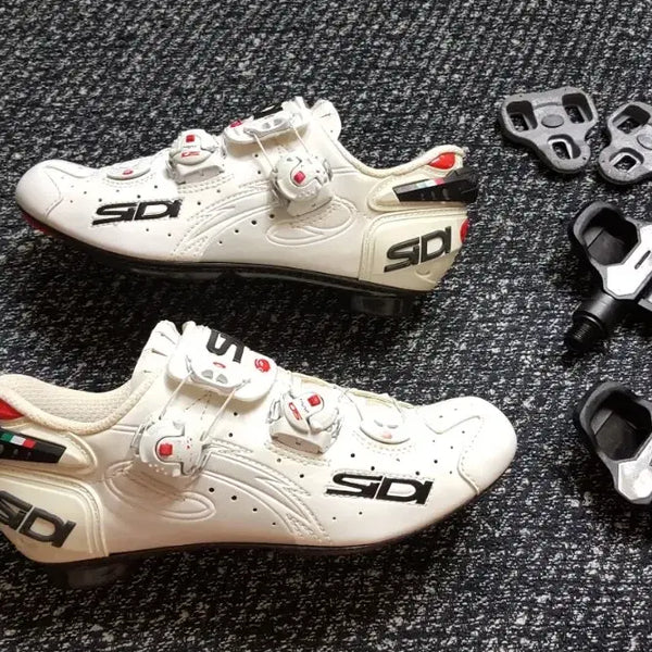 [BUNJANG] SIDI Carbon Road Cycling Shoes with Shimano 105 Pedals / SIDI 시디 최상급 카본 로드클릿슈즈/시마노 105클릿페달