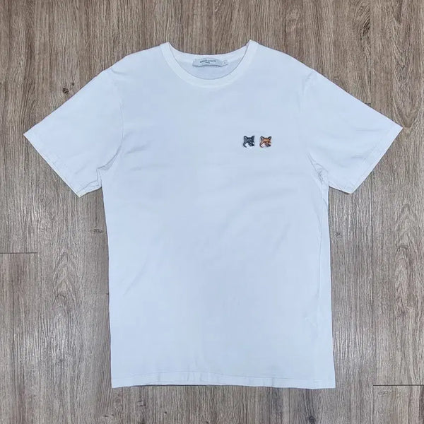 [BUNJANG] Maison Kitsuné Double Fox Head T-Shirt - Men's Size S / 메종키츠네 더블폭스헤드 반팔 S _ 남성