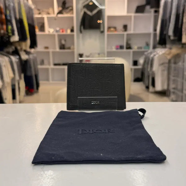 [BUNJANG] Dior Oblique Jacquard Gravity Leather Bifold Wallet / [리오브전포점] 디올 오블리크 자카드 그래비티 레더 반지갑