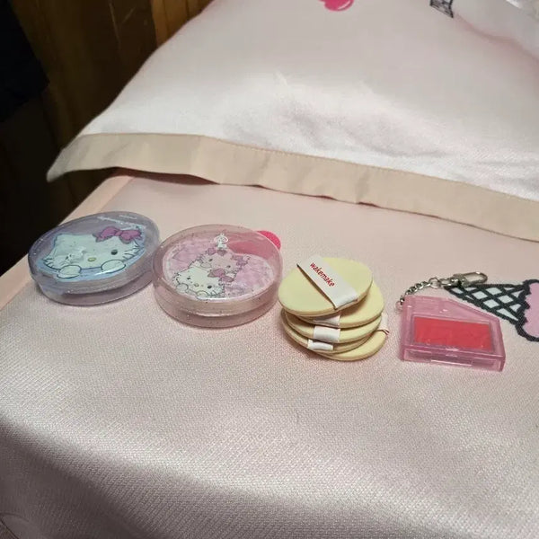 [BUNJANG] Hello Kitty Cosmetic Set with Pouch and Organizer / 헬로키티 화장품 세트