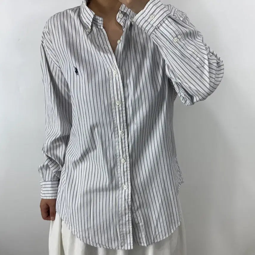 [BUNJANG] Ralph Lauren Striped Shirt / 랄프로렌 스트라이프 셔츠